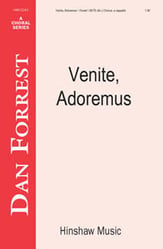 Venite, Adoremus SATB choral sheet music cover